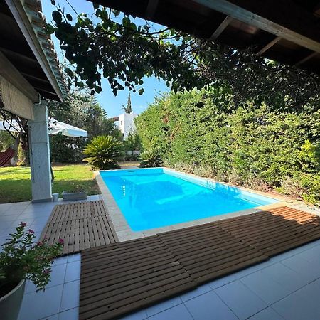 Villa Amy With A Pool In Porto Hydra By Goutos Properties Thermisía Екстериор снимка
