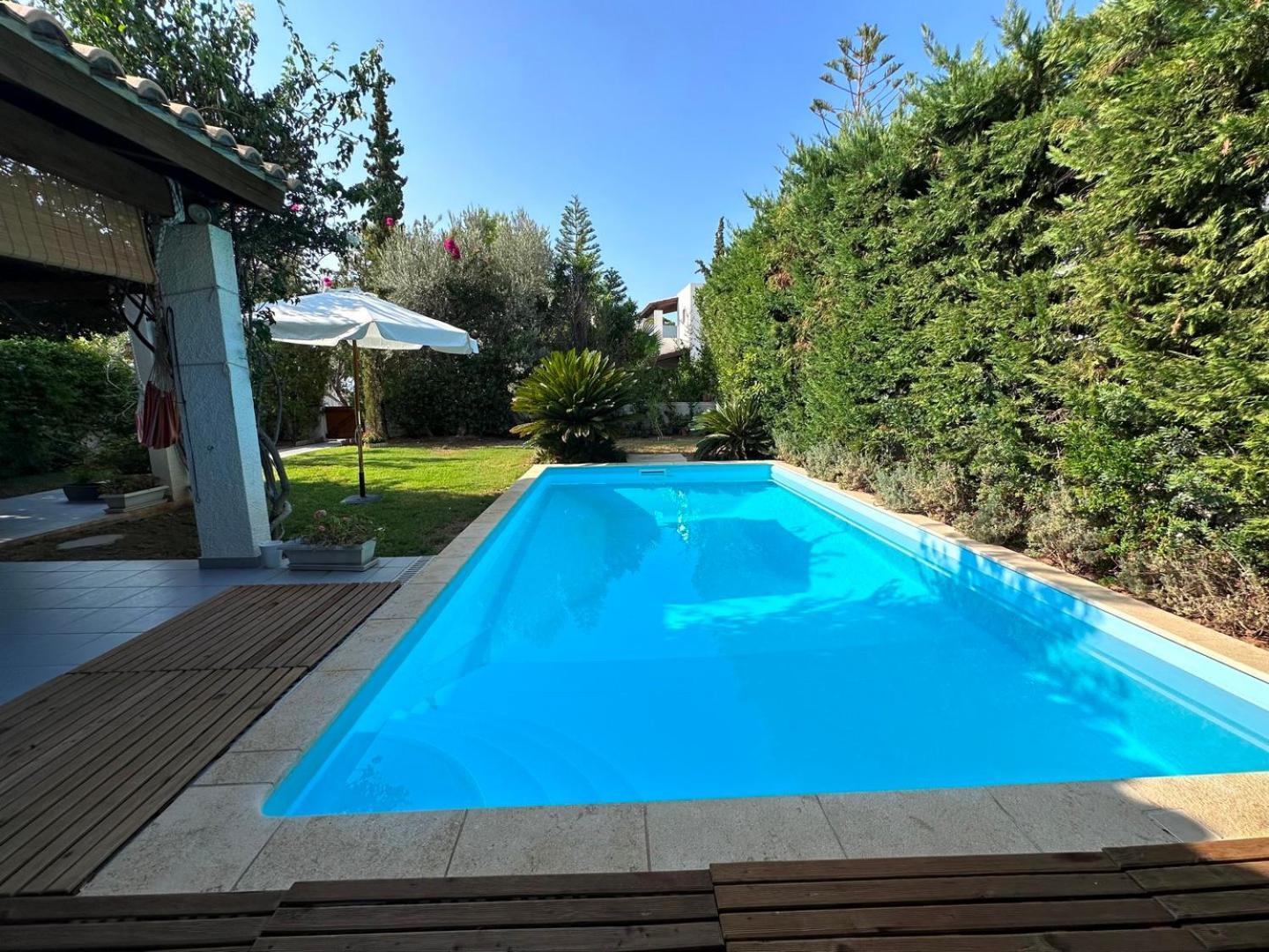 Villa Amy With A Pool In Porto Hydra By Goutos Properties Thermisía Екстериор снимка
